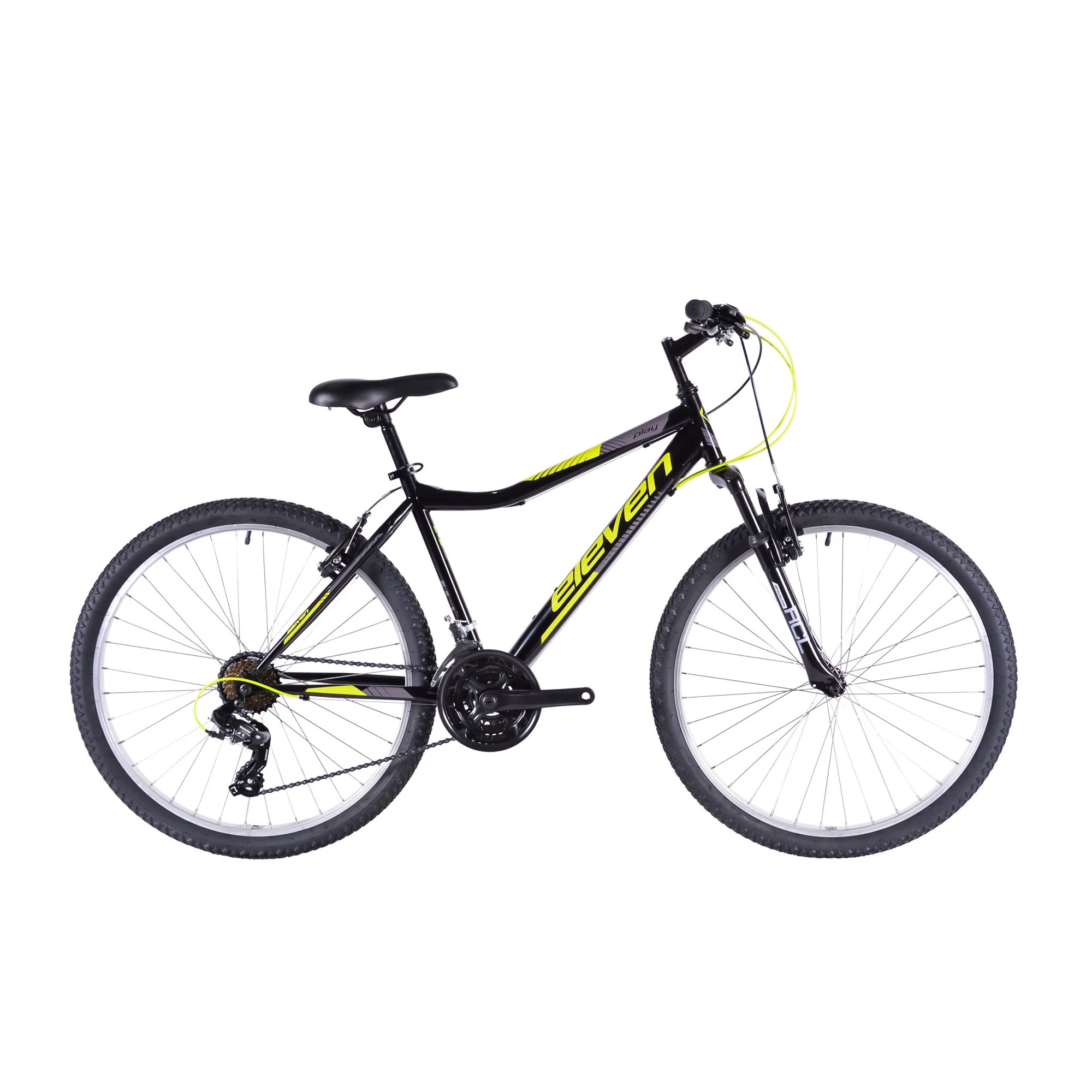ELEVEN PLAY 24" MOUNTAINBIKE MIT FEDERUNG – EINHEITSGRÖSSE