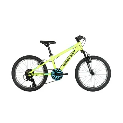 BICICLETA JUNIOR ELEVEN QUAKE 20" MENINO AMARELO NEON - TAMANHO ÚNICO