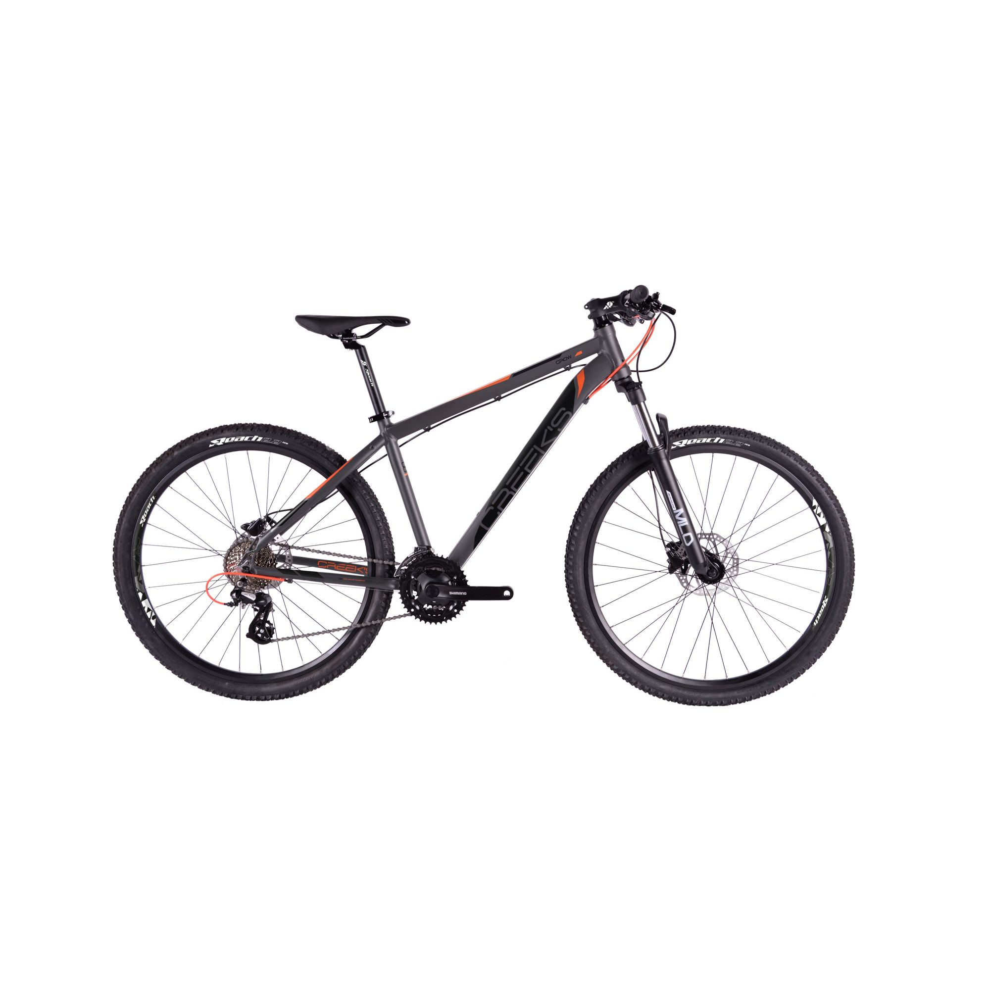 BICICLETA MONTANHA CREEKS CROW 29" 2.0 HOMEM CINZA BRILHO - TAMANHO S