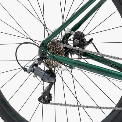 VÉLO GRAVEL WELT G80 UNISEXE VERT FONCÉ