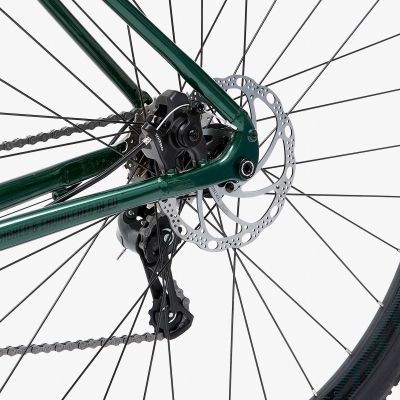 VÉLO GRAVEL WELT G80 UNISEXE VERT FONCÉ