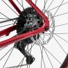 VÉLO GRAVEL WELT G110 UNISEXE ROUGE PROFOND
